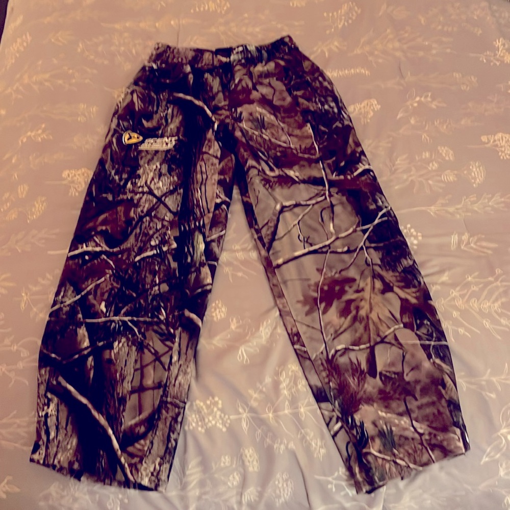 Youth camo hunting pants SZ youth Large